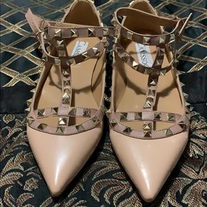 Fancy studded flats